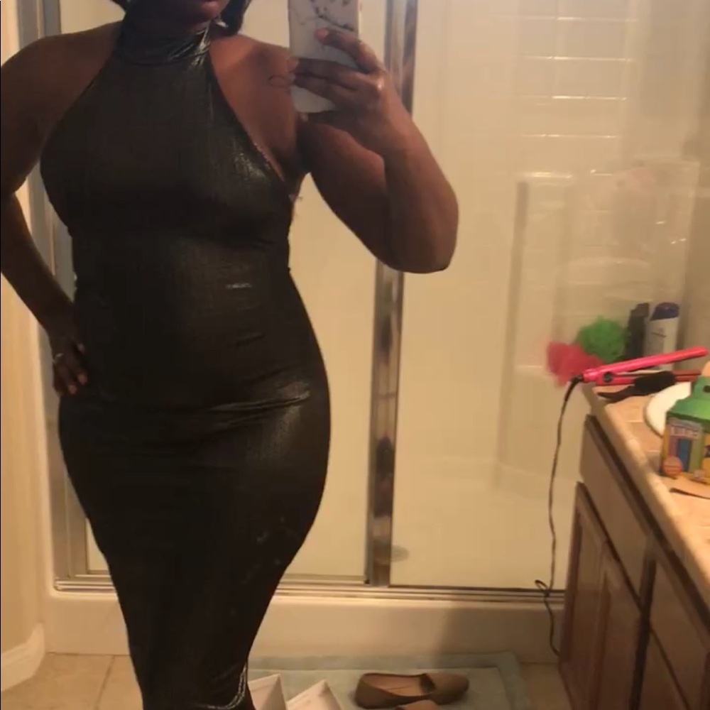 Body con ankle dress
